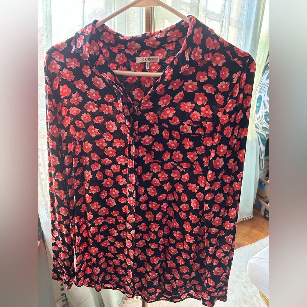 Ganni Lindale button-up